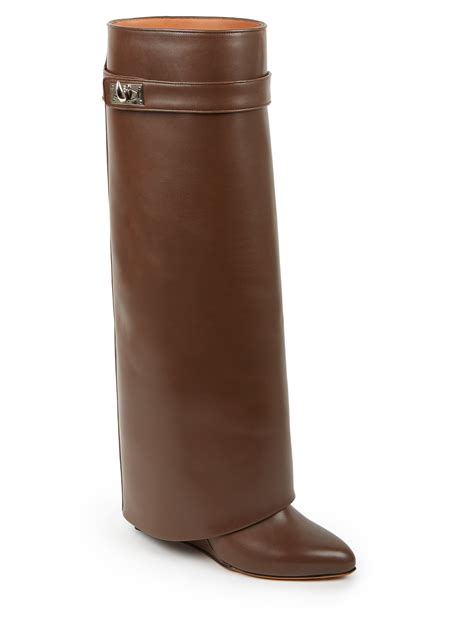 givenchy boots brown|Givenchy shark boots shopping.